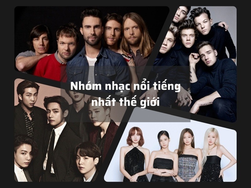 Top 4 nhóm nhạc Kpop nổi tiếng nhất thế giới